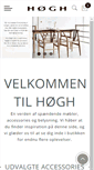 Mobile Screenshot of hoghshoppen.dk